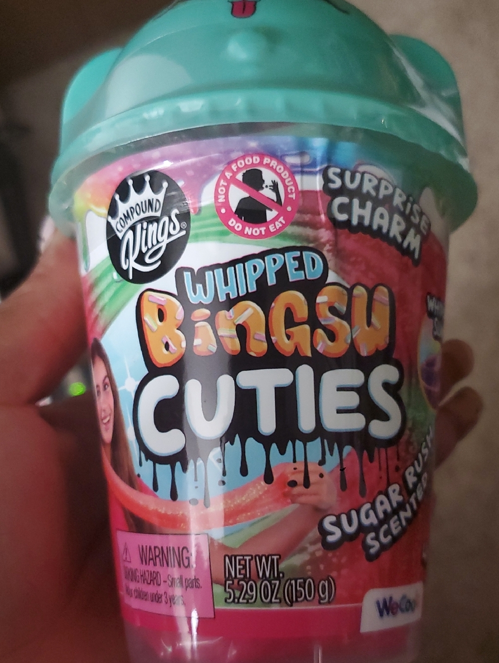 Whipped Bingsu Cuties Sugar Rush Scented Slime Cup